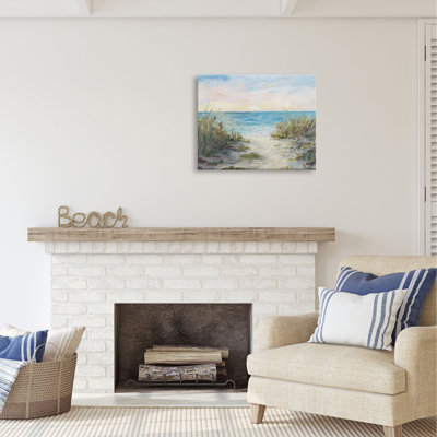 «Highland Dunes Sea Grass Ocean Path», art giclée par Julie Derice