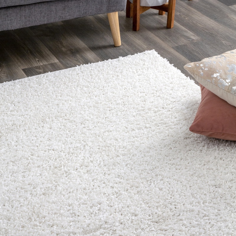 Gwenyth Solid Shag Area Rug, Runner 2'8" x 8', 1.2" Plush