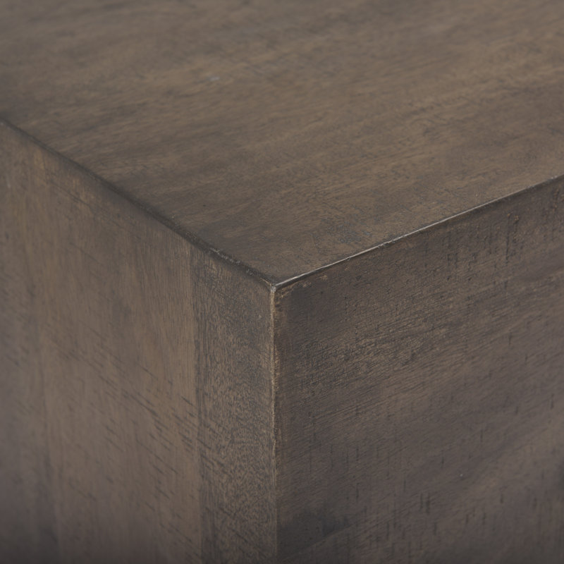 West Solid Wood Coffee Table, Light Brown