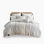 Ensemble de housse de couette en coton avec chenille King / Cal King-117517800-117517796