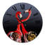 Flamingo Birds Kissing - Horloge murale traditionnelle-1740982719