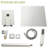Ceiling Mount Dual Shower Head, 16 Inch Square, Brushed Nickel Design Finish-121320265