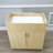Children Infant Changing Table with Pad, Wooden Changing Table, Natural, Optiona Install Castors