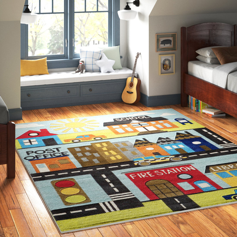 Cecelia Handmade Synthetics Rug, Rectangle 4' x 6'