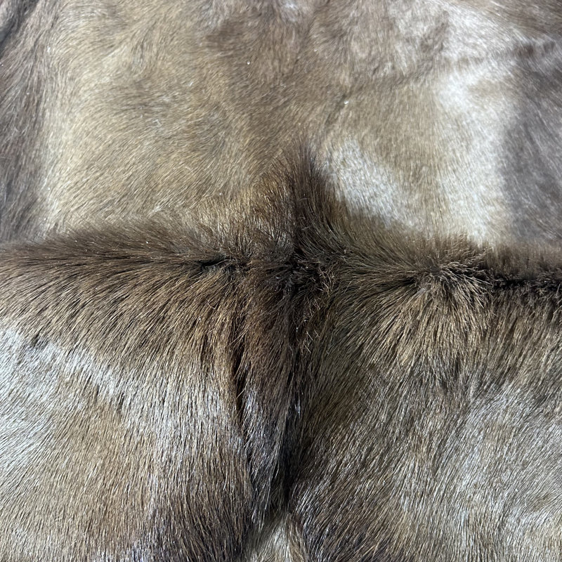 Naturally Black Springbok Skin, Brown