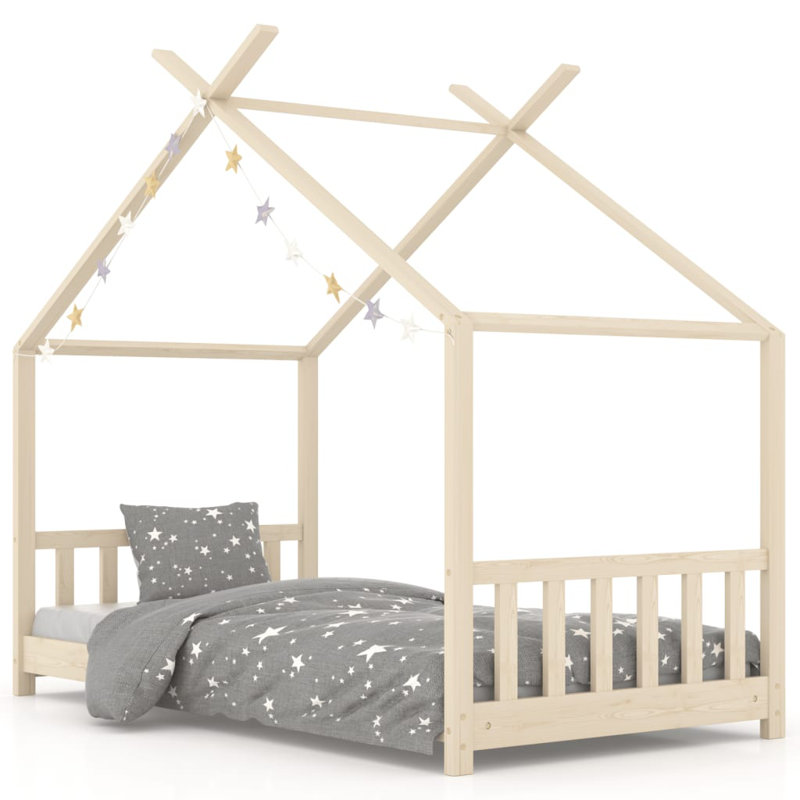Gearoid Standard House Beds, Brown, Single-Short (80 x 160 cm)