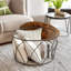Annonciade Industrial Wooden Coffee Centre Accent Table