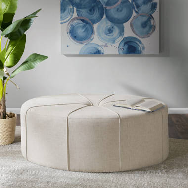 Highland Dunes Moreland Upholstered Pouf & Reviews