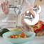 Distributeur d'huile et de vinaigre avec support - Ensemble de 2 flacons distributeurs d'huile anti-goutte pour la cuisine - Accessoires et décoration pour la maison, les restaurants et les mariages