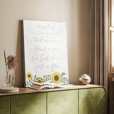 Toujours prier - galerie Cavas sur mesure