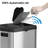 Touchless Stainless Steel 16 Gallon Motion Sensor Trash Can