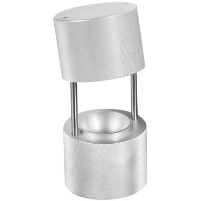 Ice Ball Press Kit, Aircraft Al Alloy Ice Press with Ice Block Mold, Large Mat, Tong, Drip Tray, One Glass, Round Ice Ball Maker 2.4"/60 mm Ice Sphere, for Whiskey, Cocktail on Party & Holiday