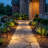 Solar Pathway Lights, 3000K LED Landscape Light