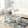 Amla Glass Coffee Table Diamonds Mirrored Top Coffee Table