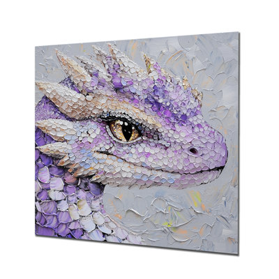 «Cute Dragon Den II - Dragons», impression murale sur métal