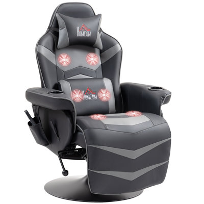 78cm Wide Swivel Standard Recliner with Massager
