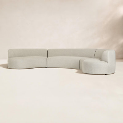 Valentin Outdoor 3 Pc Sectional