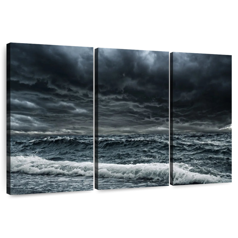 Gillard Storm Waves, 32" H x 50" W