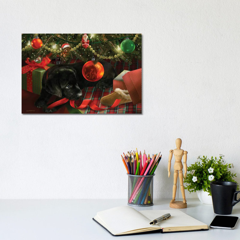 Black Is The New Green by Giordano Studios - Wrapped Canvas Print, 20.32 cm H x 30.48 cm W