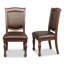 Chaise d'appoint en cuir Vegan 