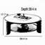 Table basse en ardoise blanche