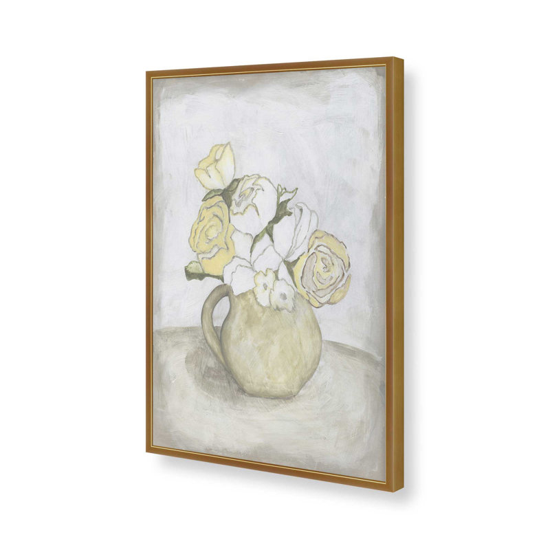 Impression sur toile Sprig of Butter I par Vanna Lam, H 16 po x l 12 po, Doré