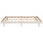 Base de lit plate-forme flottante de conception moderne pour couleur blanche délavée-129892515