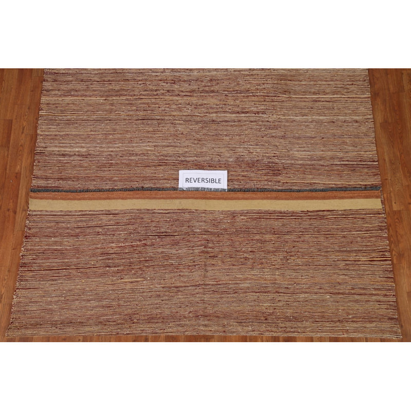 Tapis rayé kilim moderne 6 x 10