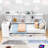 3 Drawers Wood Daybed with Built-in-Desk-1327257687-1327257681