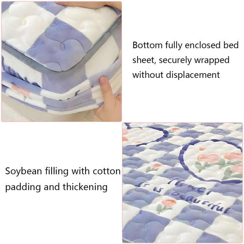 Milk Velvet Flower Fitted Sheet