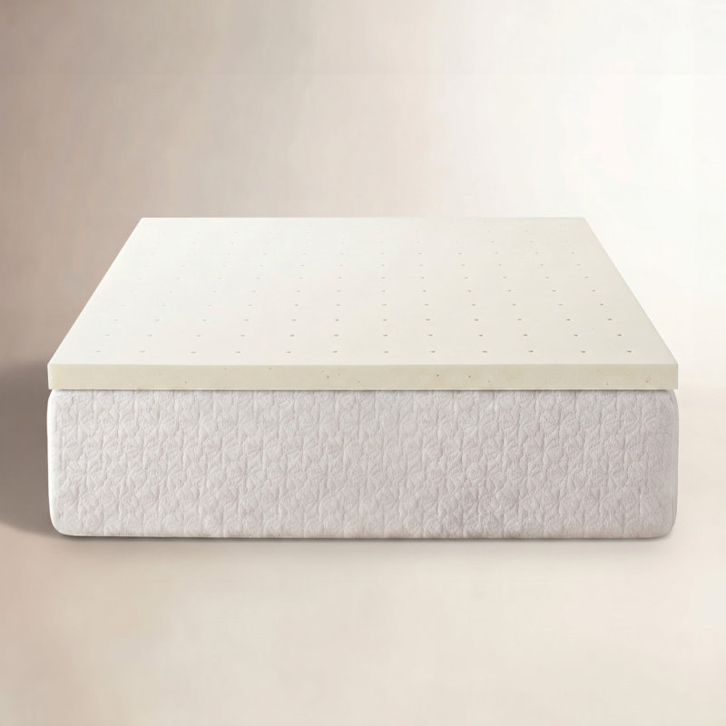 Inez Memory Foam Mattress Topper, 2.5", RV Short Queen