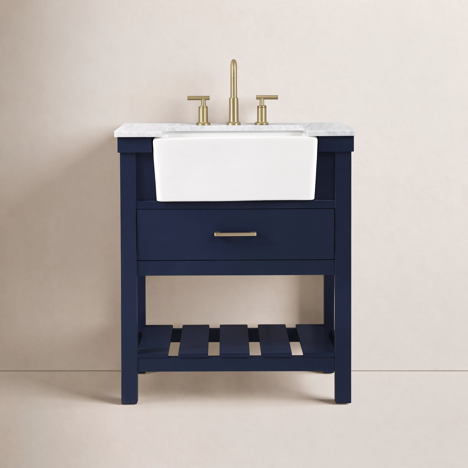 Pelaghia 30'' Single Bathroom Vanity, Blue