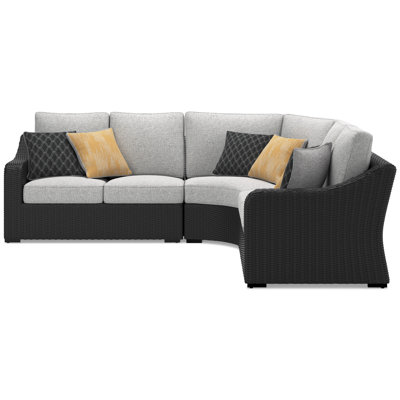 Canapé modulaire d'extérieur 3 pièces Beachcroft