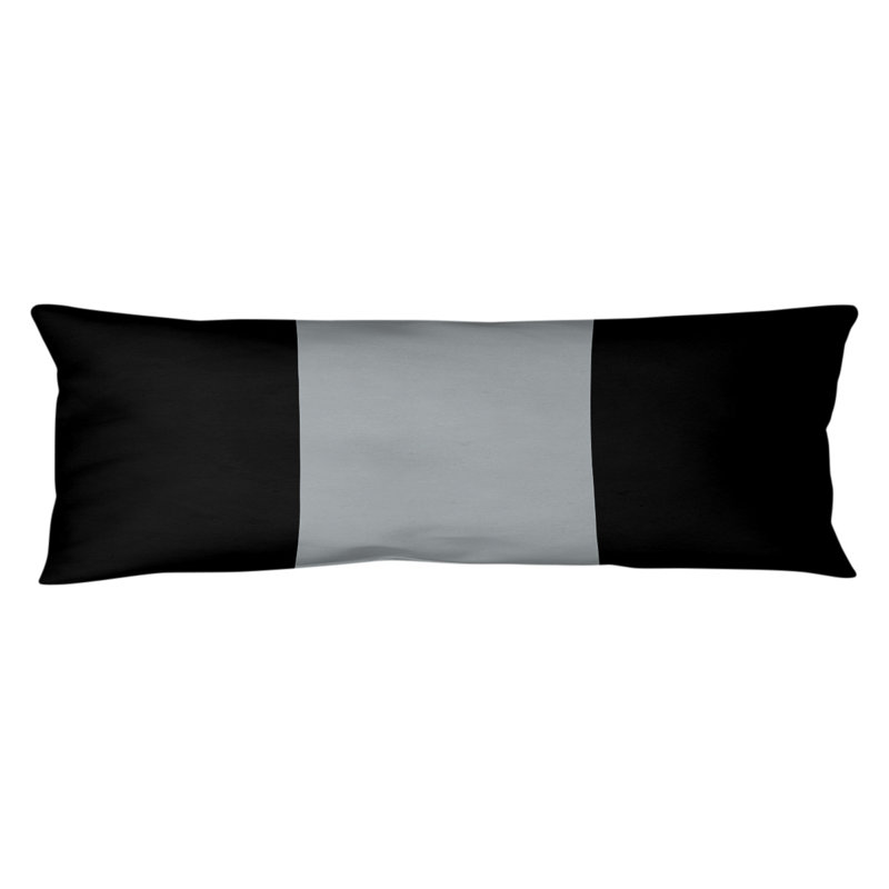 Polyester Medium Pillow, Black and Silver, Baltimore Football