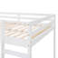 Lit mezzanine double pleine grandeur avec glissade, conception multifonctionnelle pour économiser de l'espace et s'amuser, idéal pour les personnes et les adolescents