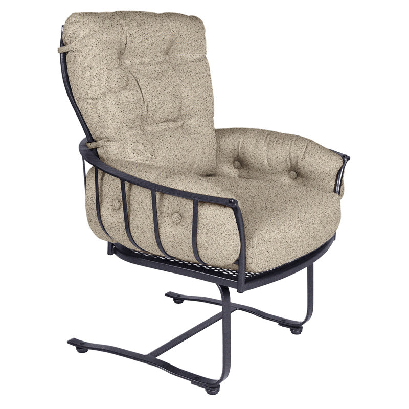 Monterra Outdoor Lounge Chair, Graphite, Adena Shale