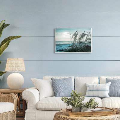 «Turquoise Waters Horizon», plaque murale par Seven Trees Design
