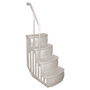 Entrée de piscine Smart Step avec support de main courante