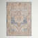 Tapis bleu ciel / beige Mendelsohn