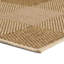 Tapis intérieur / extérieur naturel en polypropylène naturel 5 pi 3 po x 7 pi