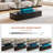 Modern High Gloss Coffee Table With Led Light, Double-Layer Lighted Cocktail Table for Living Room Small Apartment Home Decor-1723085322-1737234525