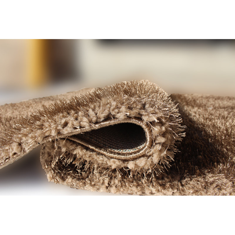 Feather Tifany Brown Area Rug, Rectangle 7'10" x 10'2"