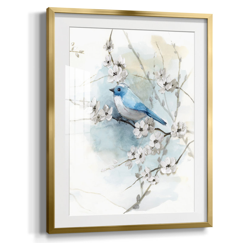 Cartissi Space II, reproduction encadrée, Blanc, Papier avec cadre doré