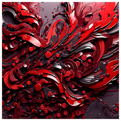 Édredon fluide rouge