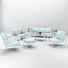 Ensemble de conversation avec coussins Sunbrella pour 7 personnes Townsend