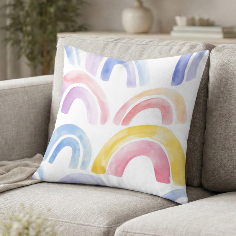 Coussin Ombre - Coussin Boho, H 20 po x l 20 po