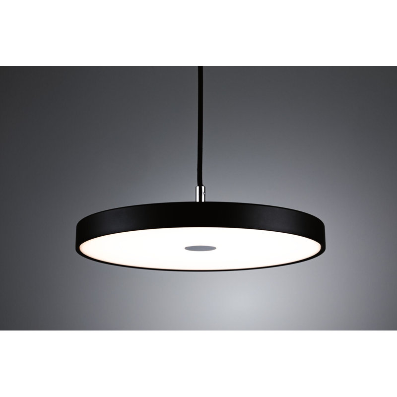 1 - Light Matte Black LED Pendant