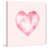 Margarida Blurry Heart Print on Wrapped Canvas-1543170932