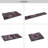 Black Washable Rug 3X5 Area Rug (Black+Burgundy, 3' X 5')-2089878714