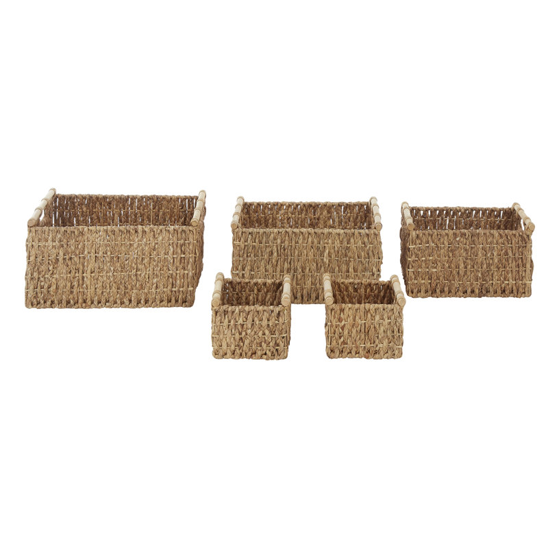 August Grove Wicker Decorative Basket